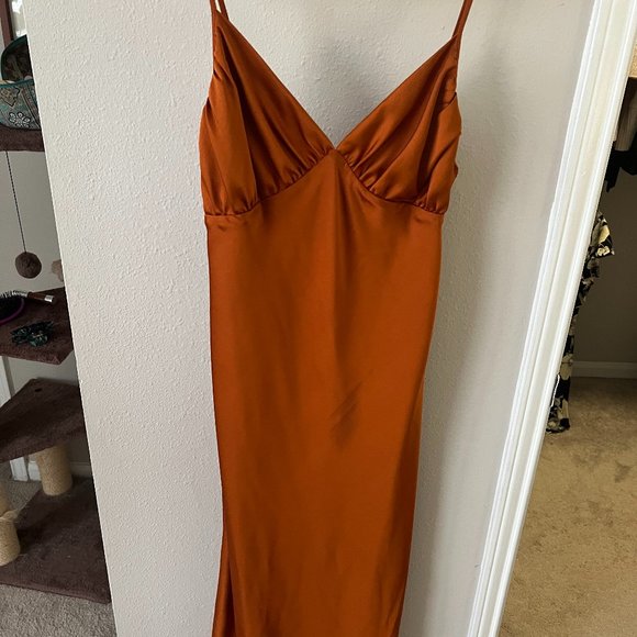 Abercrombie and Fitch Satin Dress - Picture 1 of 3
